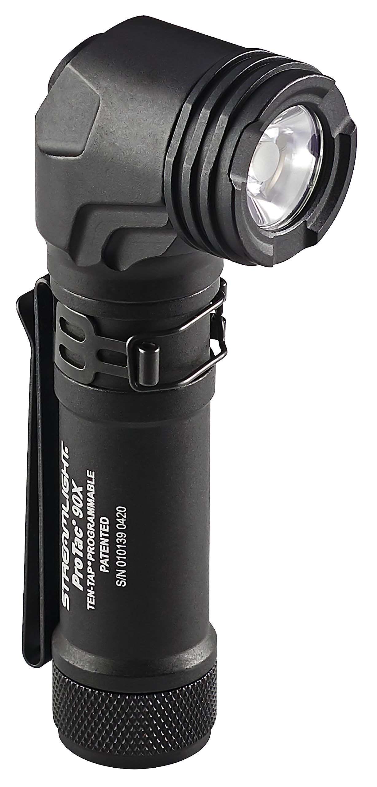 Streamlight 88095 ProTac 90X Right Angle Multi-Fuel Tactical Flashlight with USB Cord and Holster, Black