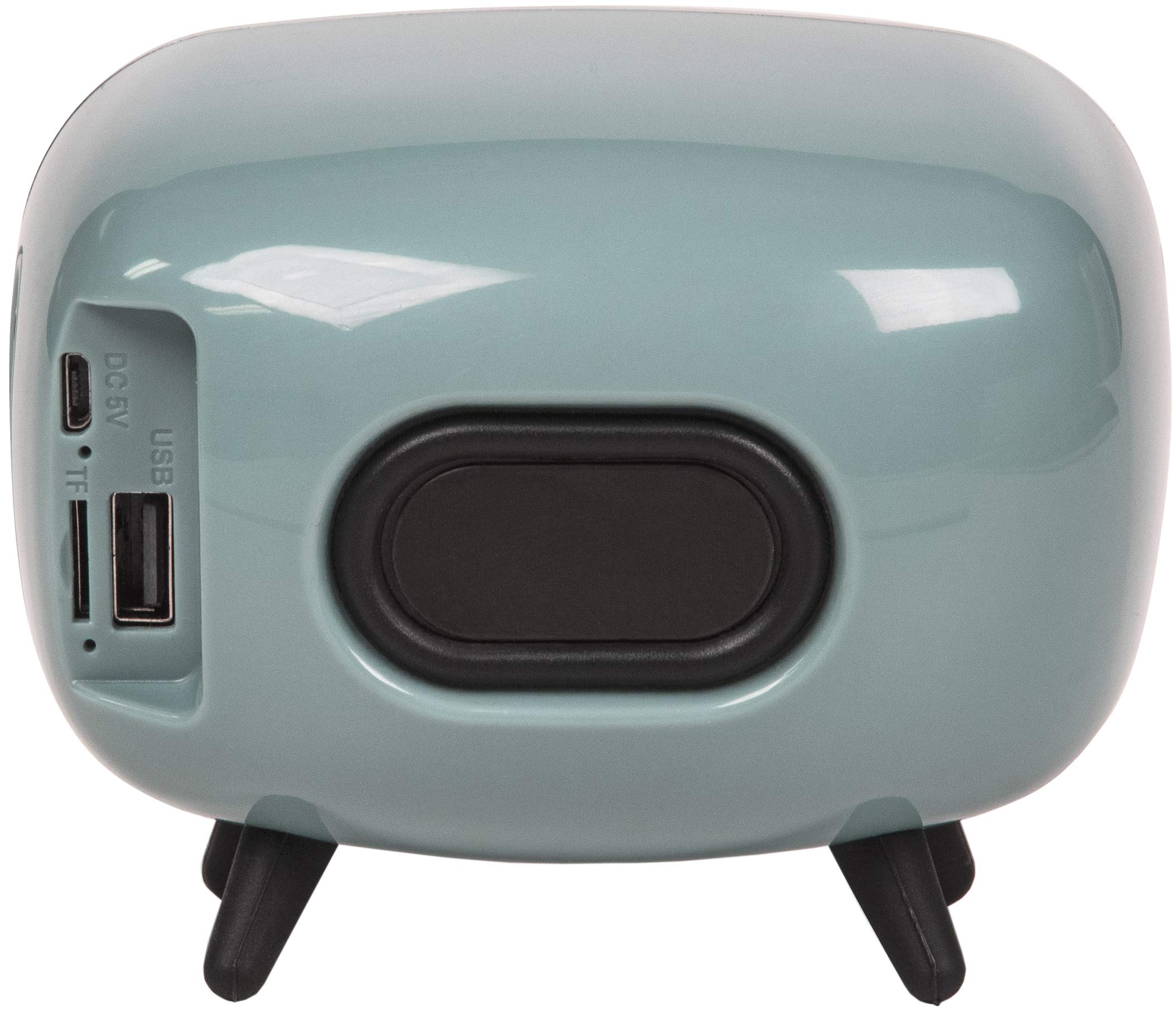 Crosley CR3039A-TN Rondo Retro Portable Rechargeable Bluetooth Speaker, Tourmaline