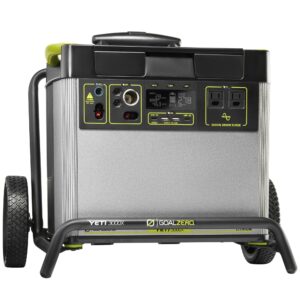 goal zero yeti 3000x portable power station - 3032wh battery capacity, usb ports & ac inverter - rechargeable solar generator for outdoor, off-grid & home use