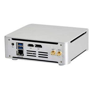 hunsn 4k mini pc, desktop computer, server, 6 cores i7 8750h, windows 11 pro or linux ubuntu, bm21, dp, hdmi, 6 x usb3.0, type-c, lan, smart fan, 64g ram, 1tb m.2 2280 nvme ssd