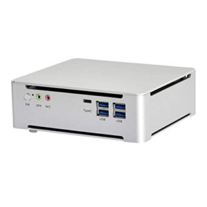HUNSN 4K Mini PC, Desktop Computer, Server, 6 Cores I7 8750H, Windows 11 Pro or Linux Ubuntu, BM21, DP, HDMI, 6 x USB3.0, Type-C, LAN, Smart Fan, 64G RAM, 1TB M.2 2280 NVME SSD