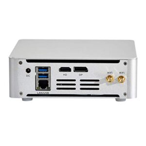 HUNSN 4K Mini PC, Desktop Computer, Server, 6 Cores I7 8750H, Windows 11 Pro or Linux Ubuntu, BM21, DP, HDMI, 6 x USB3.0, Type-C, LAN, Smart Fan, 64G RAM, 1TB M.2 2280 NVME SSD