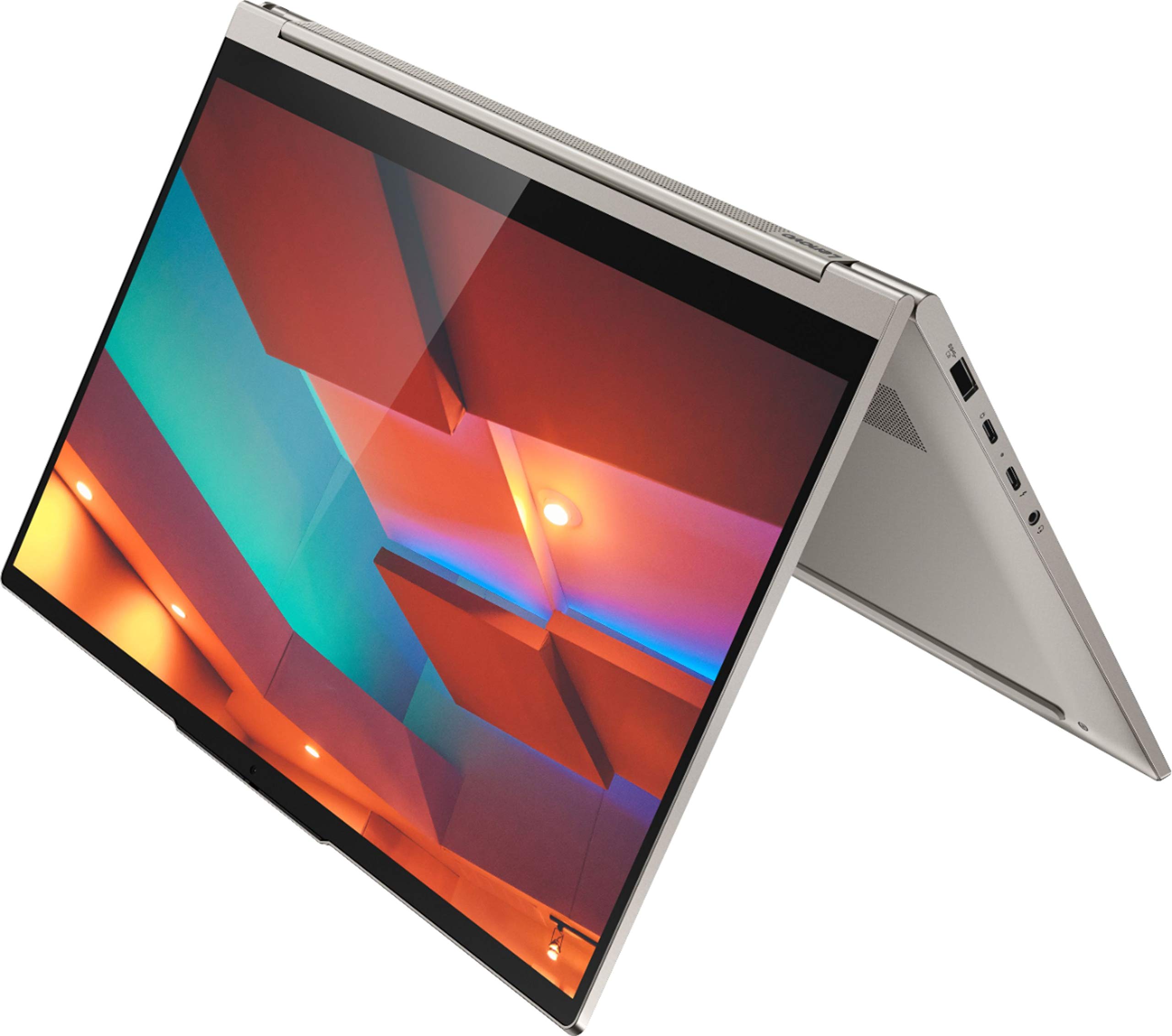 Lenovo Yoga C940 2-in-1 14" 4K Ultra HD Touch-Screen Laptop - i7-1065G7, RGB Backlit Keyboard, Webcam, WiFi 6, IPS, Alexa, USB-C, Thunderbolt 3, IntelIris Plus, Win 10 (16GB RAM | 1TB PCIe SSD)