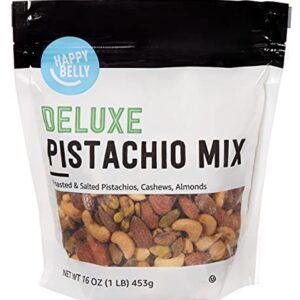 Amazon Brand - Happy Belly Deluxe Pistachio Mix, 1 pound (Pack of 1)
