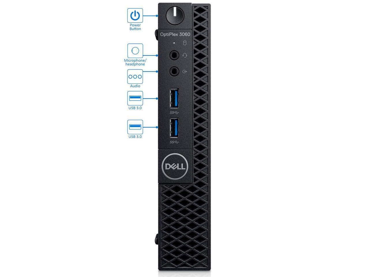 Dell OptiPlex 3060 Micro Business PC, Intel Hexa Core i5-8400T up to 3.3GHz, 16G DDR4, 512G SSD, Windows 10 Pro 64 Bit-Multi-Language Supports English/Spanish/French(Renewed)