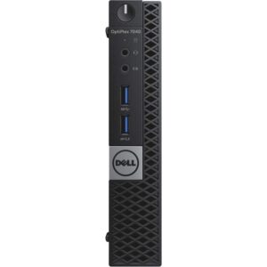 Dell OptiPlex 7040 Micro Computer, Intel Quad Core i5-6500T up to 3.1GHz, 16G DDR4, 256G SSD, Windows 10 Pro 64 Bit-Multi-Language Supports English/Spanish/French(Renewed)