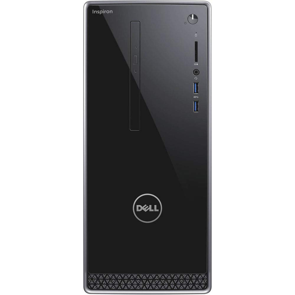 Dell Inspiron 3668 Tower Business PC, Intel Quad Core i5-7400 up to 3.5GHz, 8G DDR4, 256G SSD, VGA, HDMI, Windows 10 Pro 64 Bit-Multi-Language Supports English/Spanish/French(Renewed)