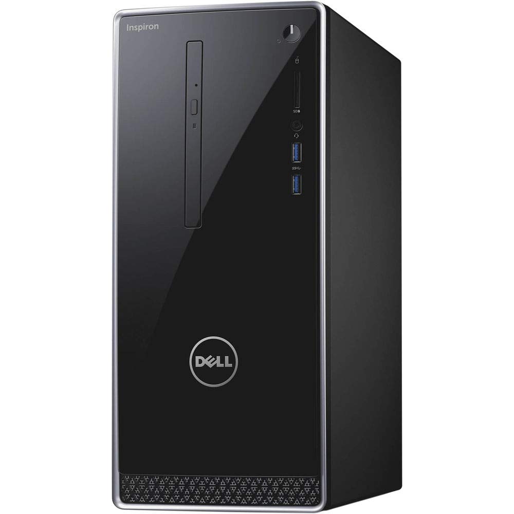 Dell Inspiron 3668 Tower Business PC, Intel Quad Core i5-7400 up to 3.5GHz, 8G DDR4, 256G SSD, VGA, HDMI, Windows 10 Pro 64 Bit-Multi-Language Supports English/Spanish/French(Renewed)