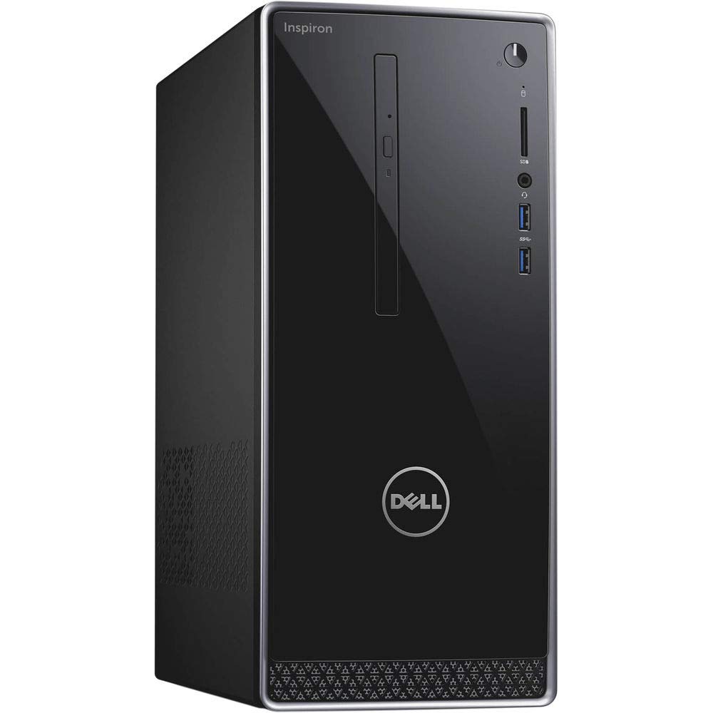 Dell Inspiron 3668 Tower Business PC, Intel Quad Core i5-7400 up to 3.5GHz, 8G DDR4, 256G SSD, VGA, HDMI, Windows 10 Pro 64 Bit-Multi-Language Supports English/Spanish/French(Renewed)