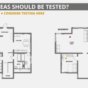 Radonova QuickScreen Home Radon Test Kit - Short Term Charcoal Radon Detector (2-4 Days) Reliable Accurate Readings - EPA Approved Radon Home Test - Lab Analysis Included - Unavailable in New Jersey