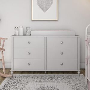 Little Seeds Rowan Valley Arden 6 Drawer Grey Changing Dresser