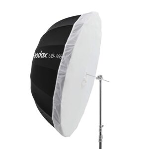 Godox UB-165W 65in 165cm Parabolic Inner White Reflec Umbrella Studio Light Umbrella with Diffuser Cover Cloth(UB-165W)