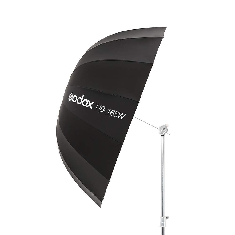 Godox UB-165W 65in 165cm Parabolic Inner White Reflec Umbrella Studio Light Umbrella with Diffuser Cover Cloth(UB-165W)