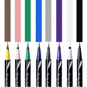 Eyeliner Pencil Eye Liner Pen Green Liquid for Women Girl Matte Long Lasting Professional Smudge Proof and Waterproof Natural Perfect Eye Makeup with Non-dizzy Dyeing (Green)