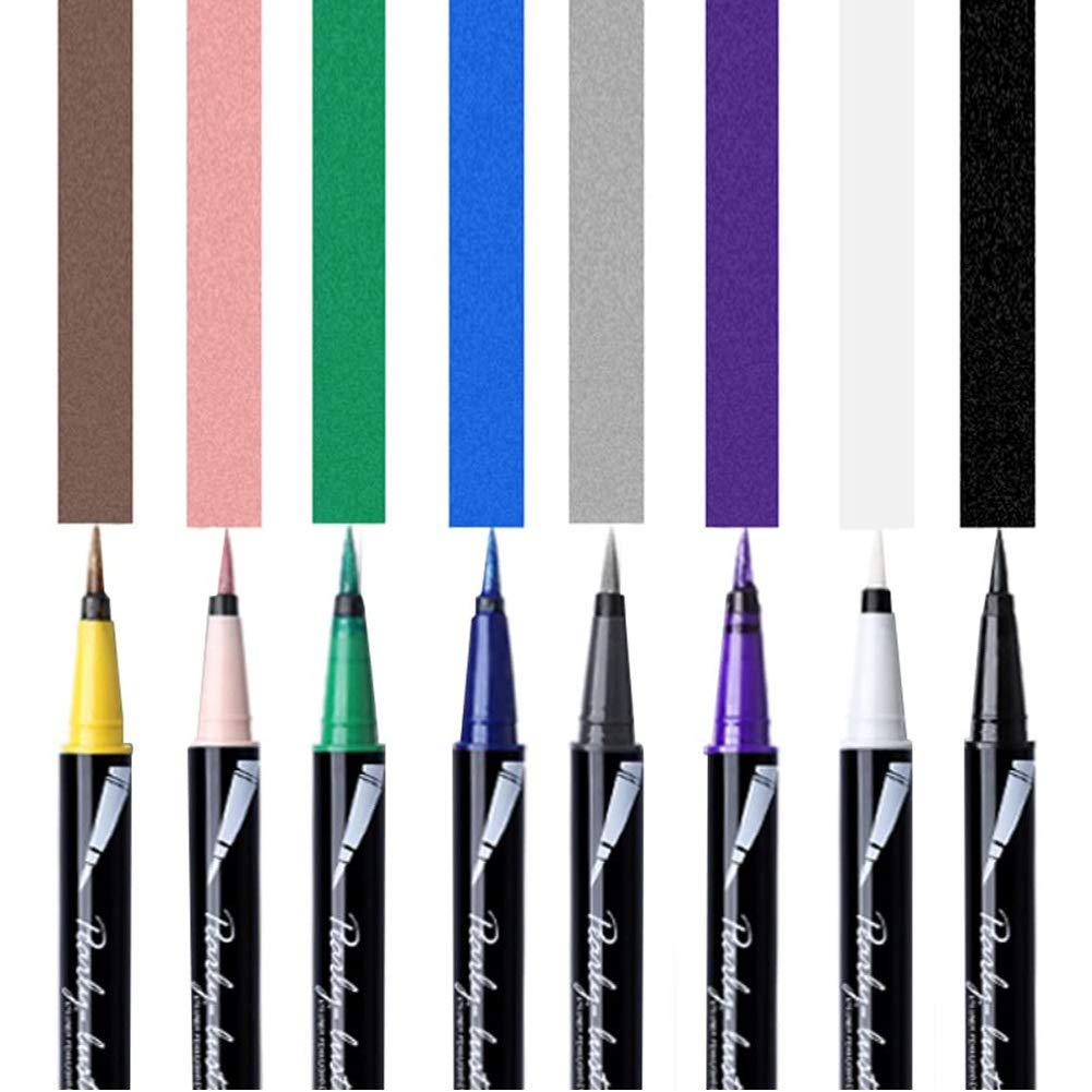 Eyeliner Pencil Eye Liner Pen Green Liquid for Women Girl Matte Long Lasting Professional Smudge Proof and Waterproof Natural Perfect Eye Makeup with Non-dizzy Dyeing (Green)