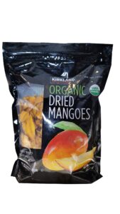 kirkland organic dried mangoes unsweetened 2.5lb bag