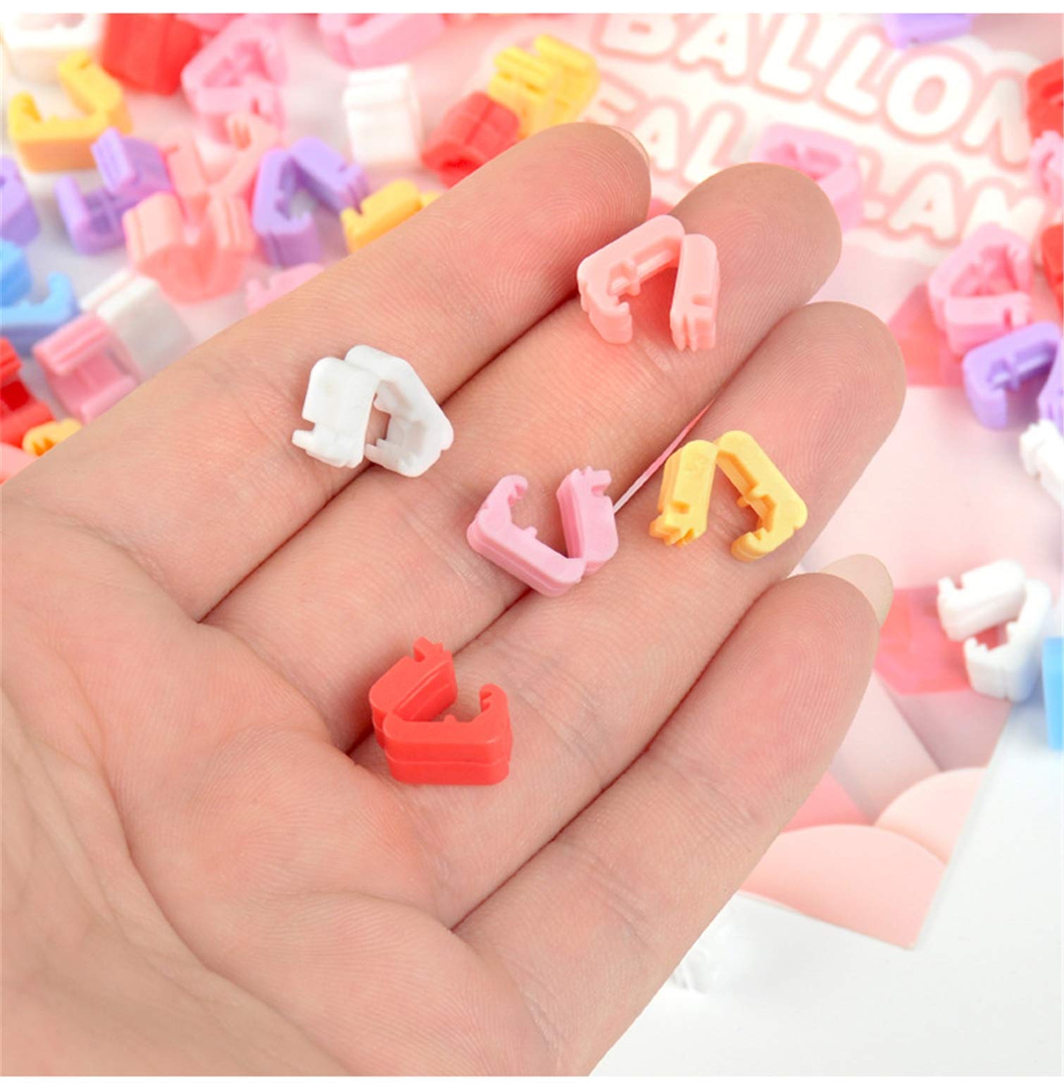 Balloon Clips 100PCS Balloon Tying Tool Balloon Clips Ties for Sealing Balloon Time Accessories Party Decorations-Knotting Faster and Save Time