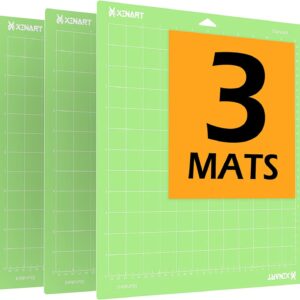 Cutting Mats for Cricut Maker 3/Explore 3/Maker/Air 2,12x12 inch 3 Mats Standard Sticky Grip 12x12" Green Replacement Cut Mat for Cricut