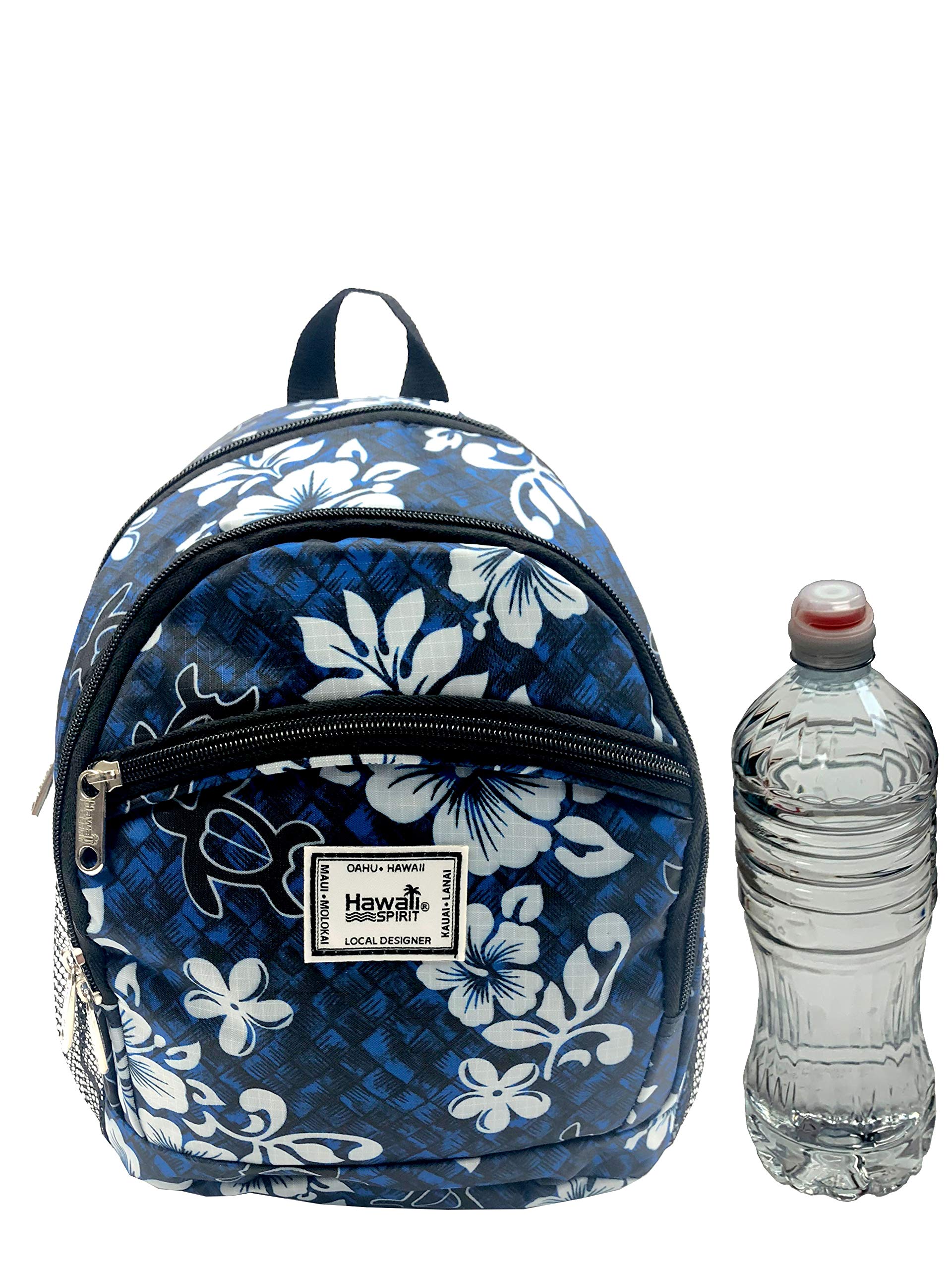 Hawaii Spirit Junior Backpack (Navy, Honu lauhala)