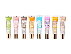 8 pack all flavor broadway vita-lip gloss oil by kiss cosmetics