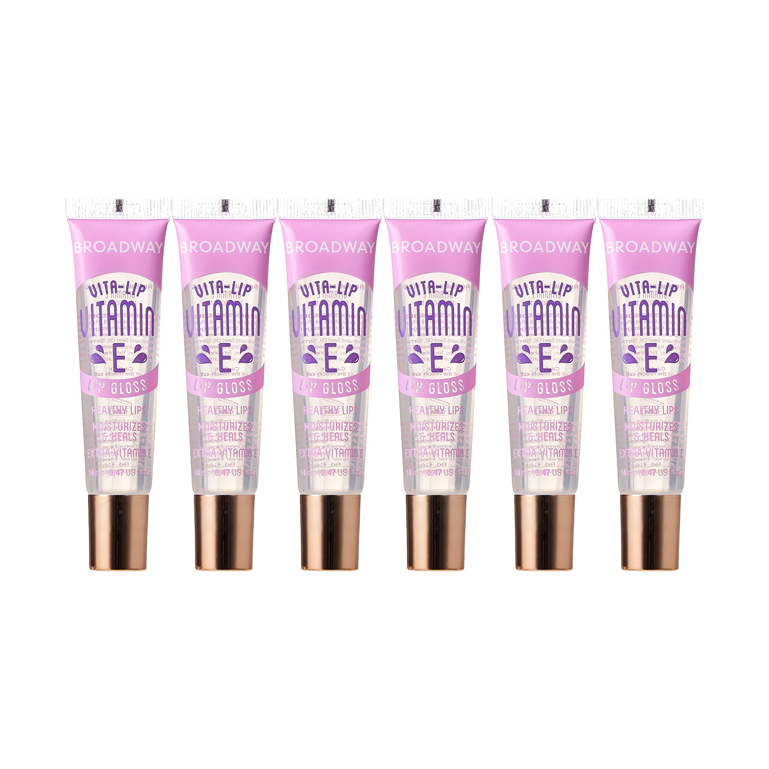 Broadway Vita-Lip Clear Lip Gloss 0.47oz/14ml (Vitamin E)