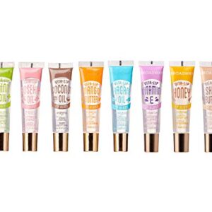 Ruby Kisses Broadway Vita-Lip Clear Lip Gloss - Moisturizing, Hydrating, Nourishing with Mint, Rosehip, Coconut, Mango, Argan, Honey & Shea