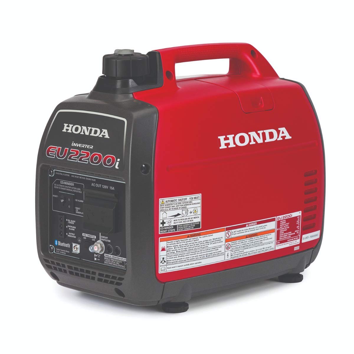 Honda 663520 EU2200i 2,200 Watt Portable Inverter Generator with Co-Minder, EB2200iTAG