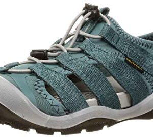 KEEN Women's Clearwater CNX Sport Sandal, Balsam/North Atlantic, 10