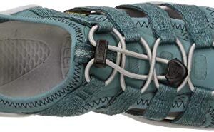 KEEN Women's Clearwater CNX Sport Sandal, Balsam/North Atlantic, 10