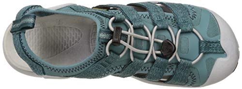 KEEN Women's Clearwater CNX Sport Sandal, Balsam/North Atlantic, 10