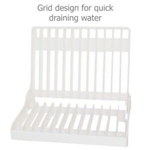 EIKS Foldable Drying Rack for Vegetable Fruit and Tableware, Kitchen Sink Organizer