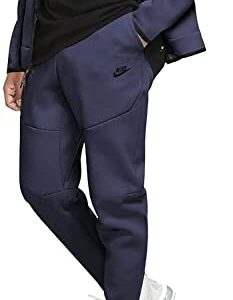 Nike Men's Sportswear Tech Fleece Joggers (Midnight Navy/Black, Medium)