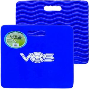 vos pegasus cushion (capri blue 11x10x1) portable kneeling or sitting pad for soft comfortable and eco-frinedly foam mat for gardening, exercise & yoga and various housework sport stadium seat pad