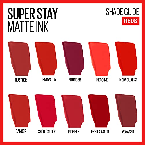 Maybelline New York SuperStay Matte Ink Liquid Lipstick, Spiced Edition, Individualist, 0.17 Ounce