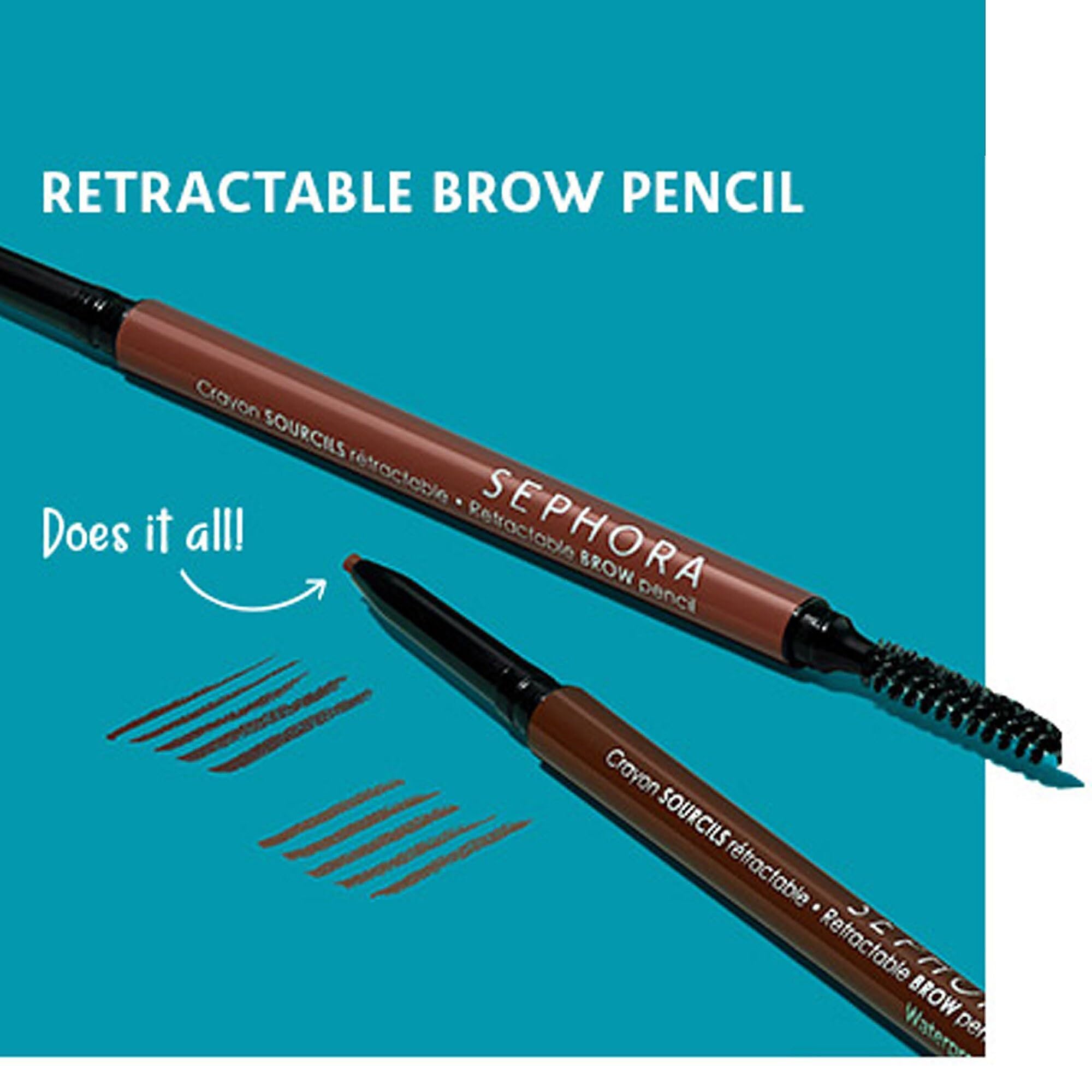 SEPHORA COLLECTION Retractable EyeBrow Pencil - Waterproof 02 Nutmeg brown