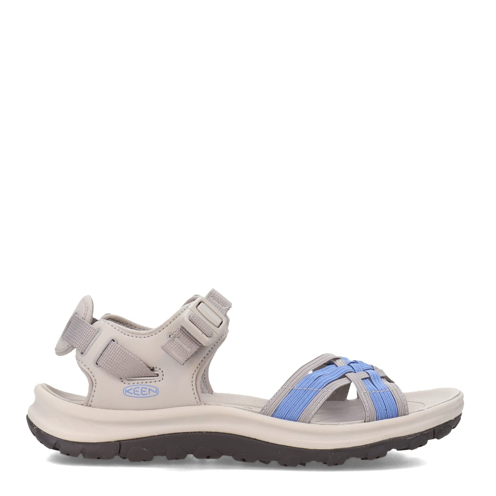 KEEN Women's Terradora 2 Strappy Open Toe Sport Sandal, Grey/Hydrangea, 9