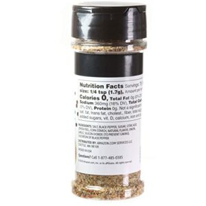 Amazon Brand - Happy Belly Lemon Pepper Seasoning Salt, 4.5 ounce (Pack of 1)