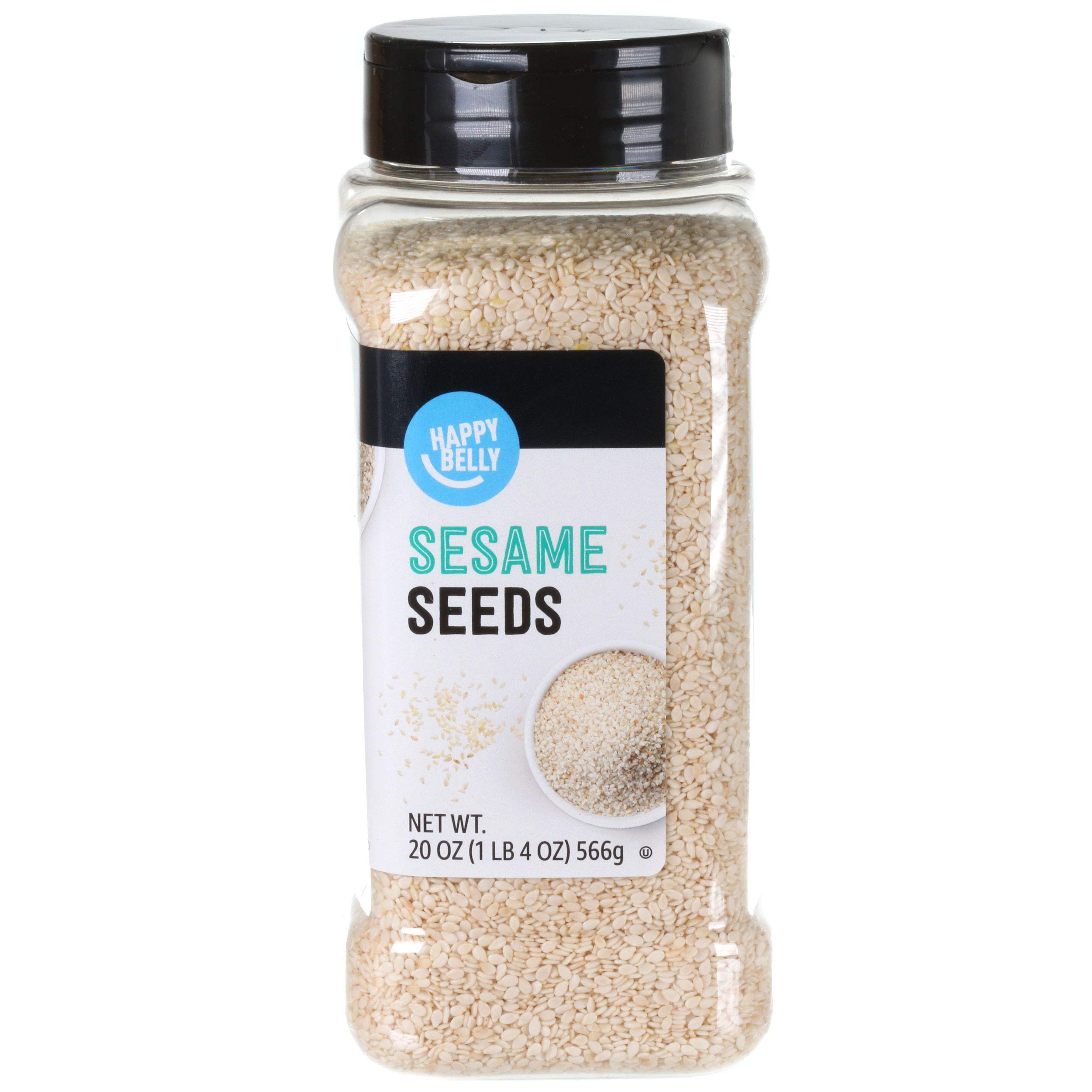 Amazon Brand - Happy Belly Sesame Seed, 20 ounce (Pack of 1)