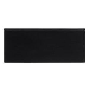 SEI Furniture Holly & Martin Frescan Electric Fireplace, New Black