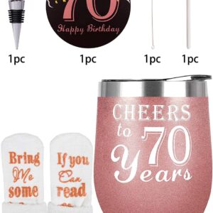 70th Birthday Gifts for Women, 70th Birthday Decorations for Women, Turning 70 Gifts for Women, 70 Birthday Tumbler, 70th Birthday, 70th Birthday Gifts, 70 and Fabulous Gifts for Women