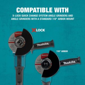 Makita E-00474 X-Lock 5" x .045" x 7/8" Type 1 General Purpose 60 Grit Thin Cut‑Off Wheel for Metal and Stainless Steel Cutting