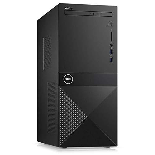 Dell Vostro 3671 Business Desktop Computer, Intel Core i7-9700 8-Core Processor, 8GB DDR4 RAM, 1TB HDD, DVDRW, WiFi, Bluetooth, HDMI, Keyboard and Mouse, Black, Windows 10 Pro