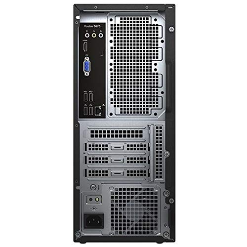 Dell Vostro 3671 Business Desktop Computer, Intel Core i7-9700 8-Core Processor, 8GB DDR4 RAM, 1TB HDD, DVDRW, WiFi, Bluetooth, HDMI, Keyboard and Mouse, Black, Windows 10 Pro