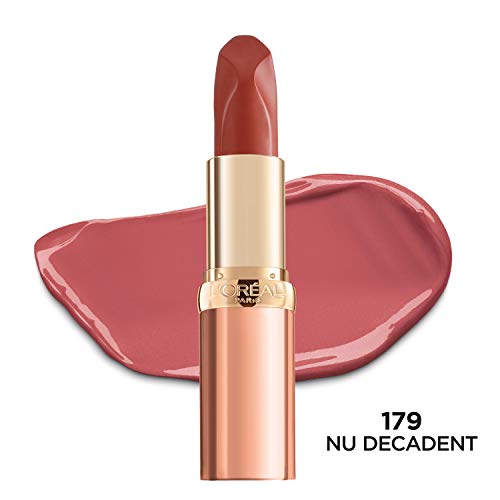 L'Oreal Paris Colour Riche Les Nus Lipstick, Nu Decadent, 0.13 Oz.