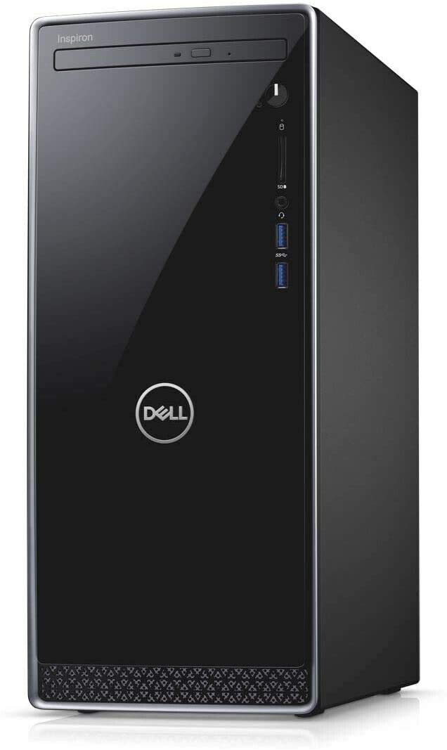 Dell Inspiron 3671 Desktop Computer, Intel Hexa-Core i5-9400, 16GB DDR4 RAM, 512GB PCIe SSD + 1TB HDD, WiFi, Bluetooth 4.0, VGA, HDMI, Black, Windows 10 Home