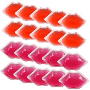 ice pack for lip filler, lip ice pack bulk (20 pack) small ice pack for mouth, injections, injuries, bruises