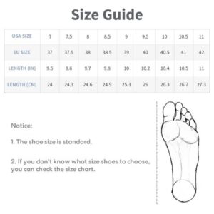 Sumotia Non Slip Shoes for Women Womens Athletic Shoes Lightweight Fashionable Breathable Tennis Sneakers Sports Gyms Work Shopping Travel,All Black 9.5