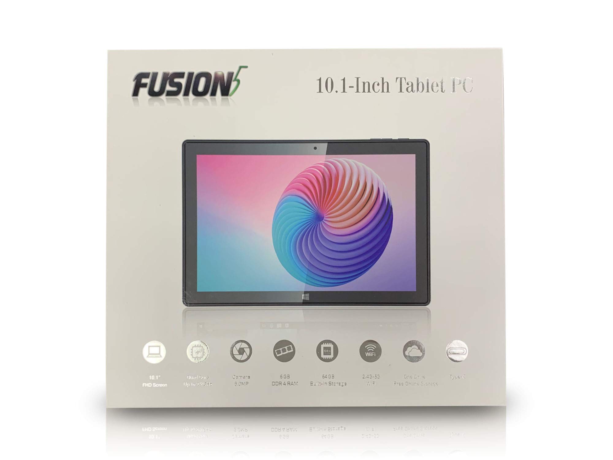 10" Windows 10 FWIN232 PLUS S2 Fusion5 Ultra Slim Windows Tablet PC - (6GB RAM, USB 3.0, Intel, Front Facing Single Camera, Windows 10 Professional Tablet PC)