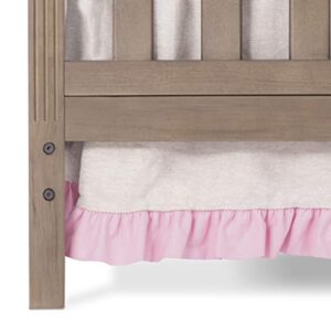 Child Craft Sidney 4-in-1 Convertible Crib, Baby Crib Converts to Day Bed, Toddler Bed and Full Size Bed, 3 Adjustable Mattress Positions, Non-Toxic, Baby Safe Finish (Dusty Heather)