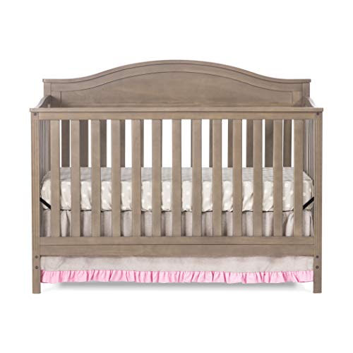 Child Craft Sidney 4-in-1 Convertible Crib, Baby Crib Converts to Day Bed, Toddler Bed and Full Size Bed, 3 Adjustable Mattress Positions, Non-Toxic, Baby Safe Finish (Dusty Heather)